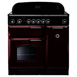 Rangemaster Classic 90 Electric Range Cooker Cranberry